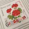 kit '' GERANIUM '', fils RICO § carré de toile – Image 3