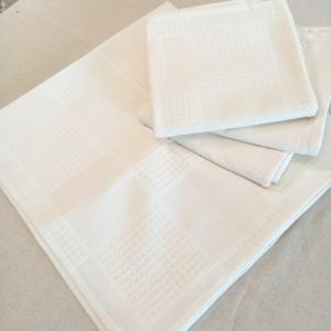 nappe '' nids  d'abeille '' carrée 85 x 85
